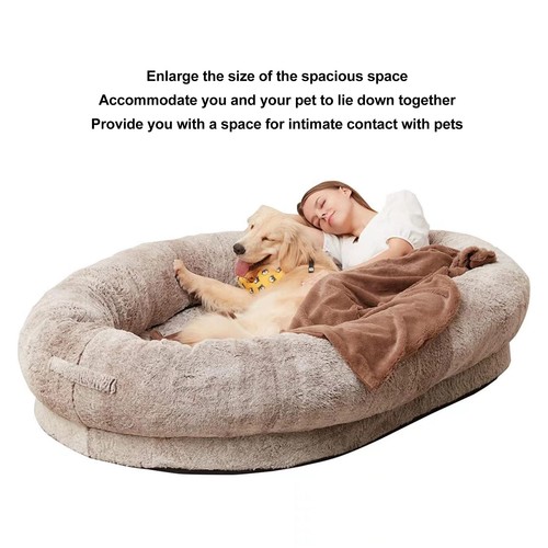 Human dog bed detachable - human,