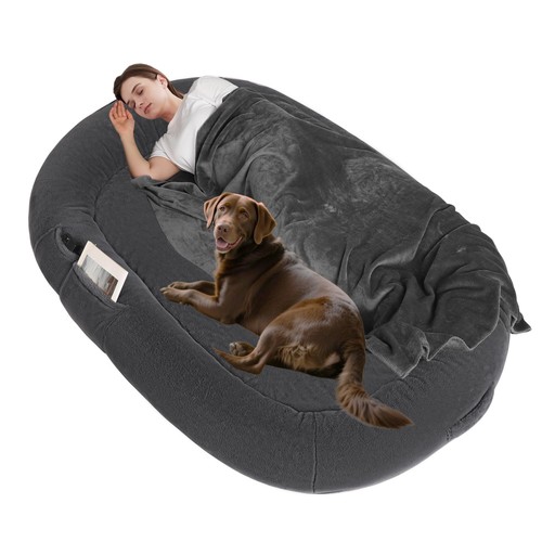 Danfoozio human dog bed - dog,