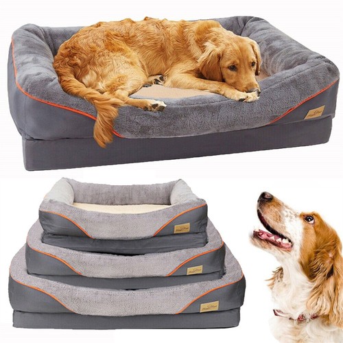 Large dog bed faux - large,