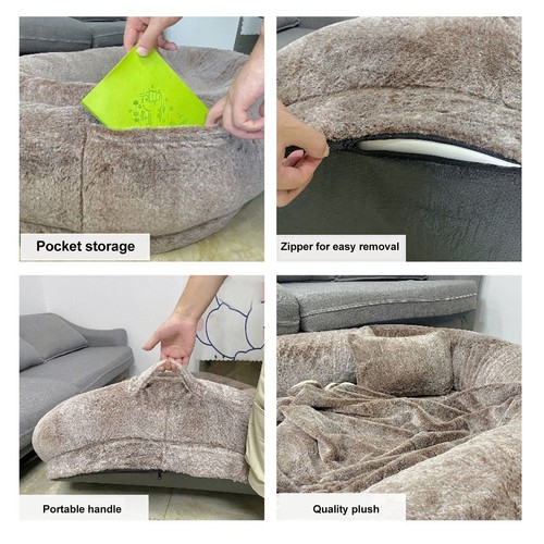 Human dog bed detachable - bed, anti