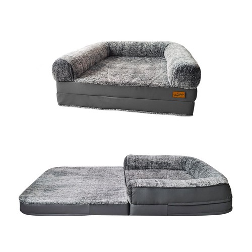 Foldable human dog - dog, bed